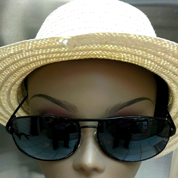 Men's Sky Eyewear Black Rectangle Sunglasses - Picture 2 of 4